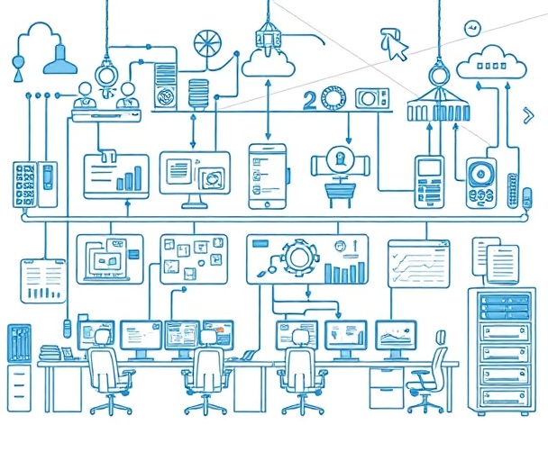 Modern IT workspace